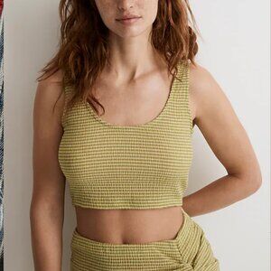 Madewell U-Neck Crop Tank NWT